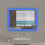 AICA Bluetooth LED Bathroom Mirror with Shaver Socket Blue Light White Light Touch Switch Wall Switch 80x60cm 2