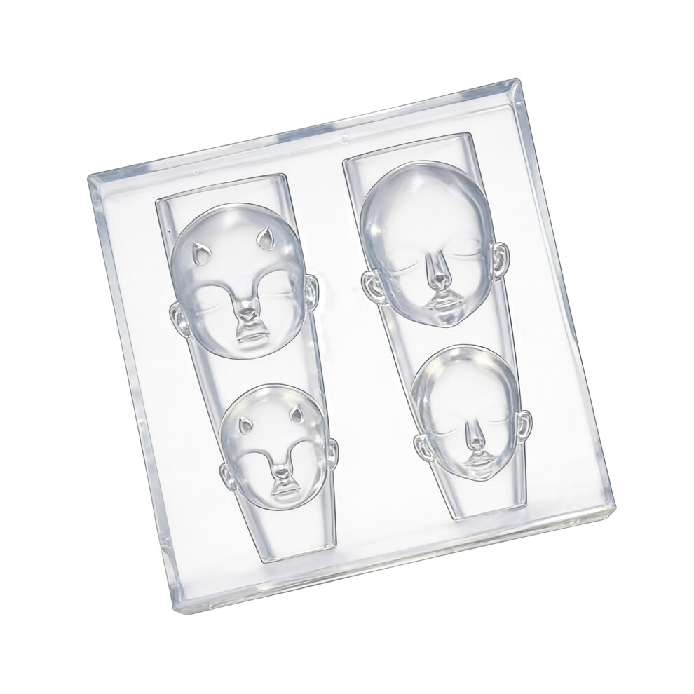 Nail Art Silicone Mold Doll Face Manicure Mould Decorations for