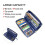 Τσάντα τηλεφώνου Crossbody για γυναίκες, προστασία RFID από δέρμα PU με οθόνη αφής, 3