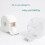 2Pieces Tape Holders with Storage Box and Cutter Set for-White 5