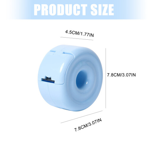 2Pieces Tape Holders with Storage Box and Cutter Set for-White 2