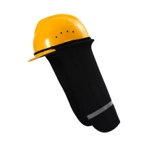 Breathable Construction Helmet Sun Cover Neck Protector-Black