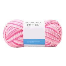 Mixed Color Cotton Yarn Handmade Hat Crochet-peach powder
