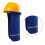 Breathable Construction Helmet Sun Cover Neck Protector-Black 3