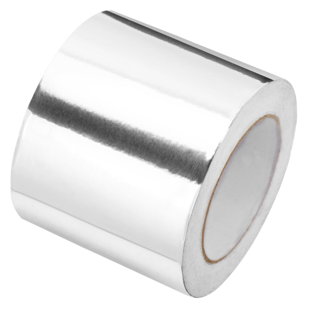 100 Mm X 50 M Aluminium Adhesive Tape, Heat Resistant And Sealing Tape, Repair Tape For Indoor And Outdoor Use 9365049104685