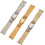 Watch strap 22mm butterfly clasp, quickrelease polished gold Ref: 3019 4
