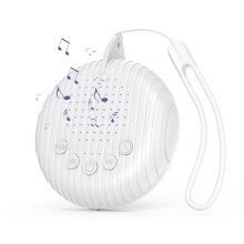 White Noise Device, USB Rechargeable Machine for 10 Sounds, Timer, for Kids, Adults