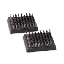 Brush Head 2 Pieces for Changing – Allows you to Replace the Brush Head, Extends the Usability of the Grill Brush