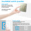 AICA Backlit LED Bathroom Mirror 50X90cm Illuminated Wall Mirror with Dimmable Lights Touch Switch Wall Switch Oval 4