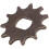Αβούρτσιστος κινητήρας Sprocket11Teeth Ανταλλακτικό τροχού αλυσίδας Υψηλής 3