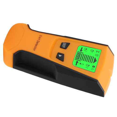 Οθόνη LCD Stud Finder5In1Sensor Wall Scanner Φορητός ανιχνευτής τοίχου με αισθητήρα αφής και 2