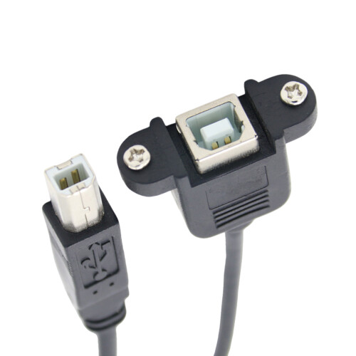 Robustes USB2.0-Druckerverlängerungskabel.-0,3m