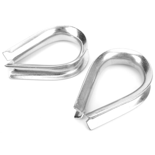U M5Thimble Rope Cable Rigging Δακτύλιος καλωδίων από ανοξείδωτο χάλυβα Δακτύλιοι καλωδίων 1