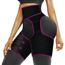 Zweetband voor dames, tailletrainer, dijbeentrimmer, billenlift, hoge taille, buikcompressie, lendensteun, gerichte compressie, verstelbaar.