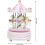 Πολύχρωμο LED Light Show, Carousel Music Box Μηχανική κίνηση, Περιστρεφόμενο Carousel με εύκολη 3