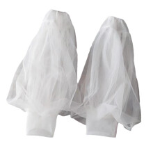 Breathable Bubble Sleeve Arm Cover For Brides Lightweight-White