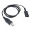 Câble USB pour casques à déconnexion rapide (QD) vers un 1