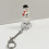 Mechanical Keyboard Style Relief Keychain Durable ABS-hat 3