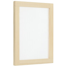 9.8 x 7.8 inch Wooden Paper Strainer, Paper Making Frame, Paper Making Strainer for DIY Paper Crafts, Dried Flower Craft, Natural Colour