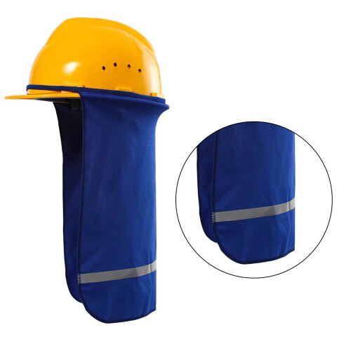 Safety Hat Sunshade Sun Blocking Reflective-Fluorescent yellow 2