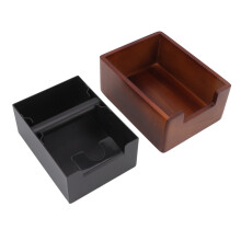 Duurzame espressoklopper met houten voet, antislipstang en ijzeren versteviging voor multifunctioneel aanstampstation, geschikt voor espressomachines
