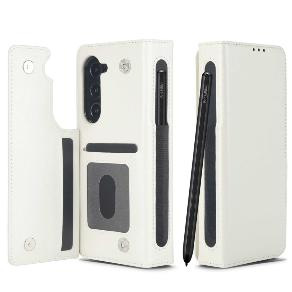 Folding Phone Case, Pen Slot, Phone Case, Foldable Business Protective Case, Suitable For Samsung Z Fold 5 769225515248