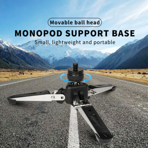 Support de trépied monopode rotatif à 360 degrés pour caméscopes 1