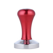 Koffiestamper voor ambachtelijk gebruik, roestvrij staal, 57,5 mm, ergonomische handgreep, zorgt voor constante drukregeling en gelijkmatige druk,
