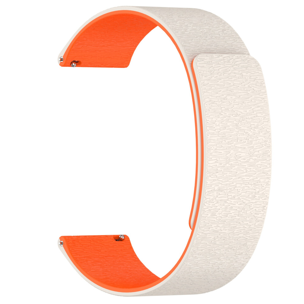 18/20/22Mm Breathable Band Silicone Belt-Starlight 20Mm Orange 7709000255184