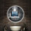 AICA Backlit LED Bathroom Mirror 80cm Illuminated Round Wall Mirror with Dimmable Lights Touch Switch Wall Switch 1