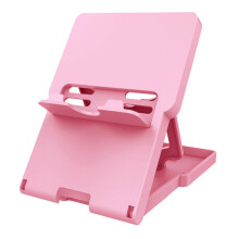 Verstelbare standaard Draagbare beugel Desktop Opvouwbare-Roze