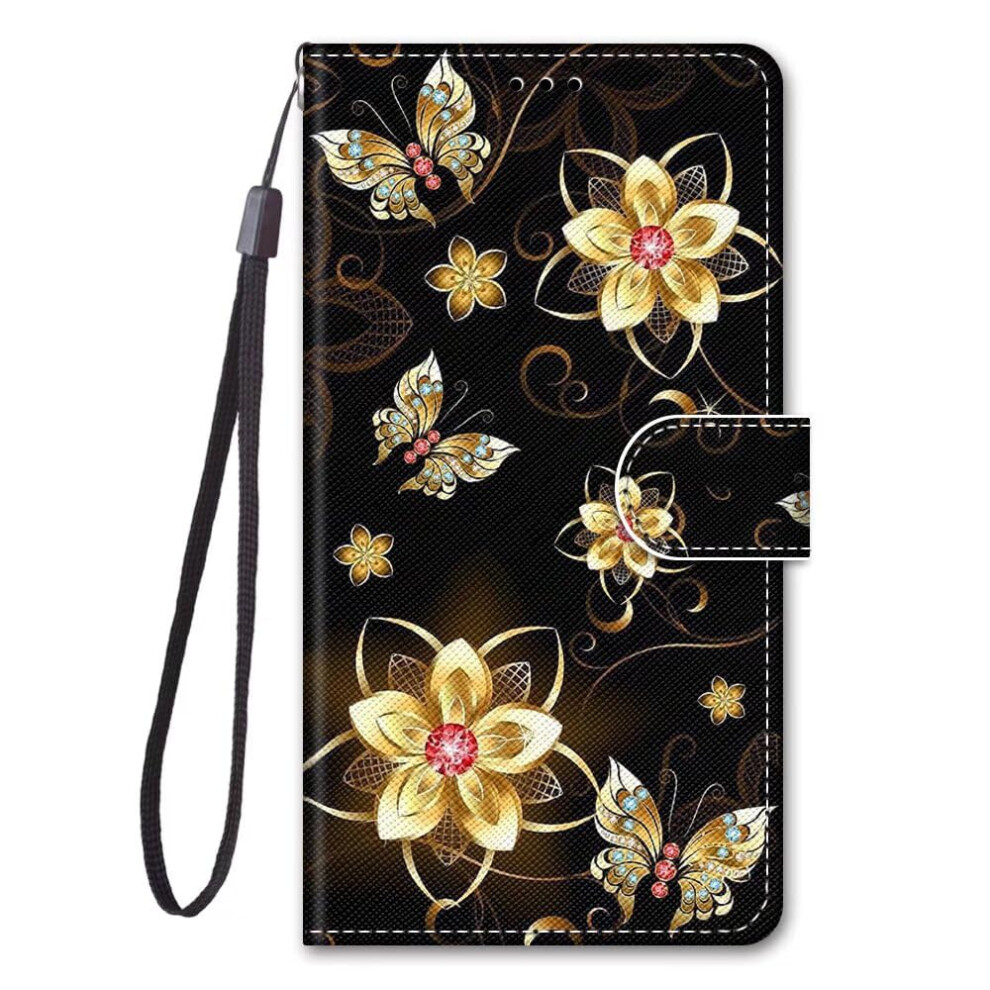 Miagon Flip Leather Case For Xiaomi Redmi Note 13 Pro Plus 5G, Diamond Butterfly 9365049106214