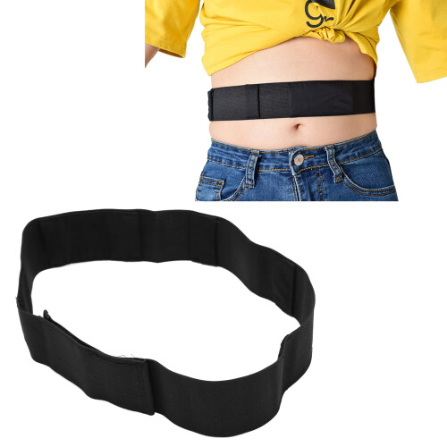 Breathable PD Belt, Soft, Adjustable, Fixed Catheter Belt, Black (L)
