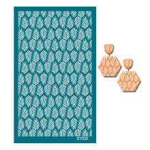Silkscreen Printing Stencils for Clay Reusable Screen Printing for Clay Jewelry Earrings Decoration SY020