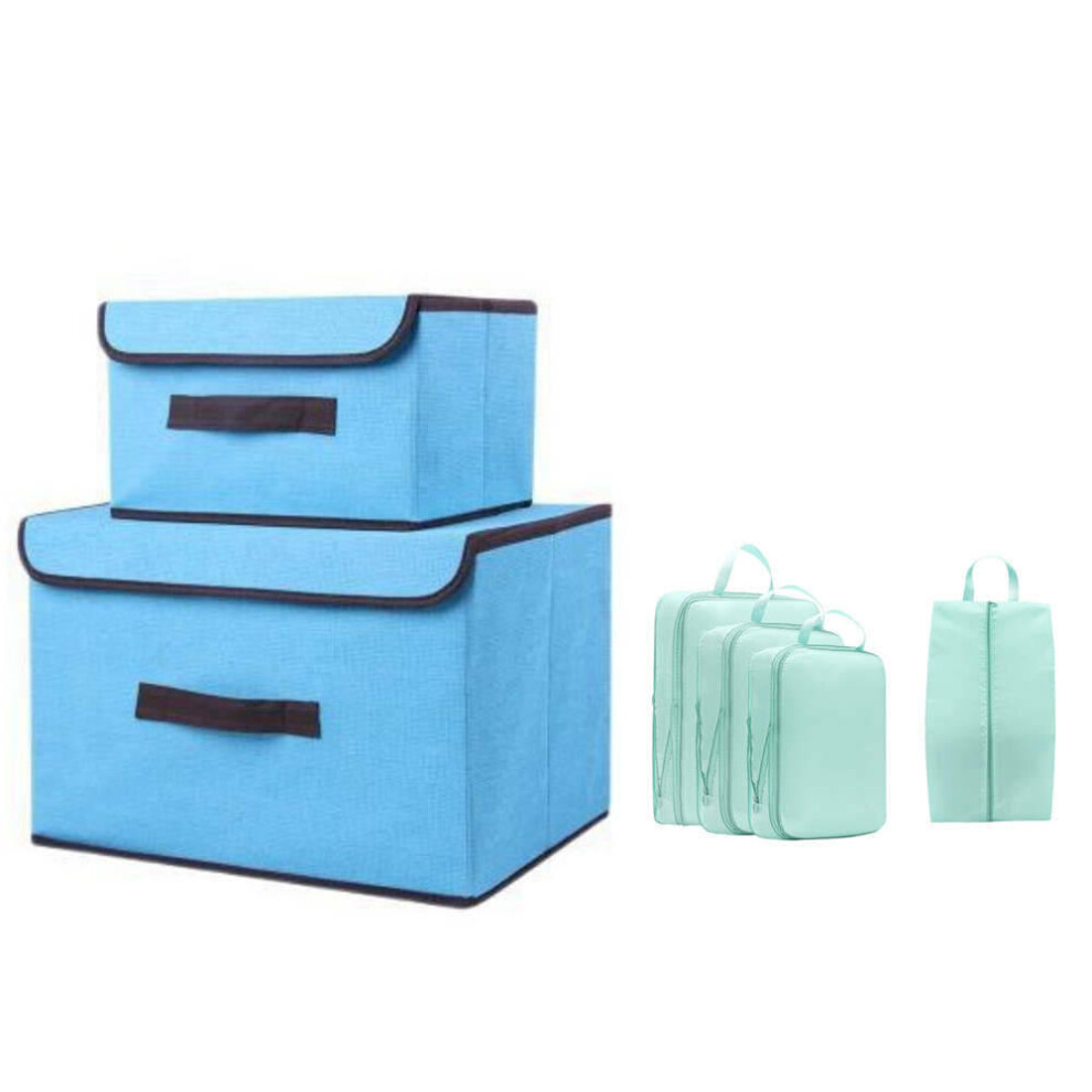 Fabric Non-Woven Foldable Storage Box Home Clothes Storage Bag Packing Bag 769225522611