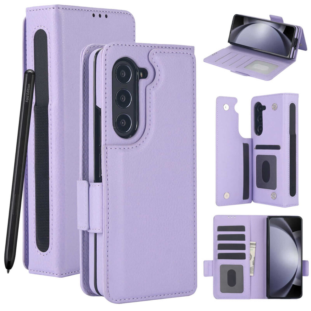 Folding Phone Case, Pen Slot, Phone Case, Foldable Business Protective Case, Suitable For Samsung Z Fold 4 769225515385