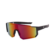Sport Sunglasses Windproof Glasses Eyewear-Black frame purple r