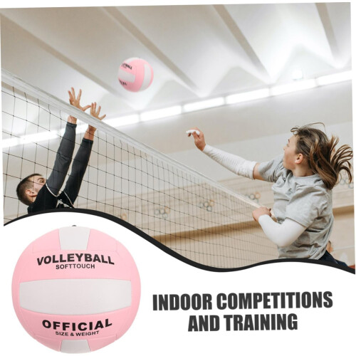 Volleyball Training Equipment Soft Ball  Pink 1