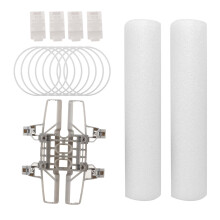 Rodillo de espuma de firmeza ajustable para terapia muscular, diseño portátil con capacidad de masaje de tejido profundo, herramienta de