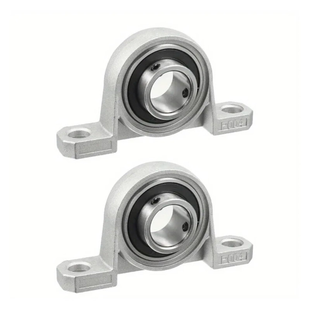 2pcs KP004 KFL004 19mm 22mm Bore Zinc Alloy Inner Ball Mounted Pillow Block Bearing Insert Bearing KFL004 KP004 19mm 22mm (KP004 22MM)