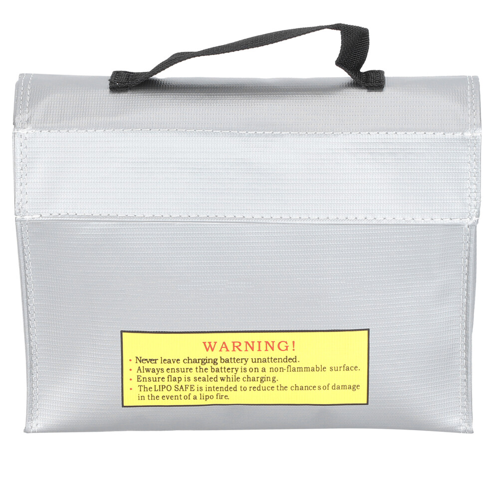 Battery Safety Bag Fireproof Explosion-Proof Flame Retardant High-Temperature Resistant Multi-Purpose Fire Protection Bag With Velcro Seal For Lipo Ba 9139052297746