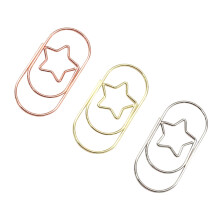 56 Pieces Heart Shape Design Paper Clips-Pentagram Paperclip
