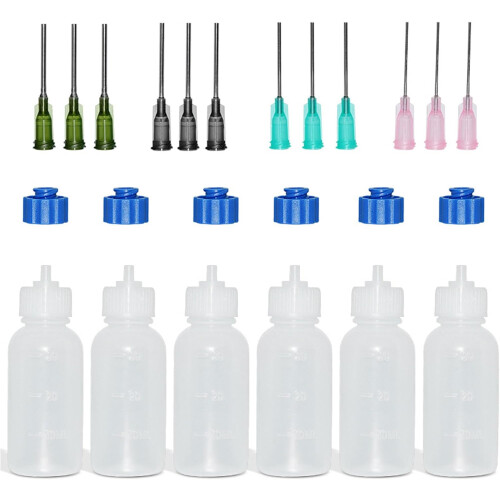 1 Set leakproof 30ml squeeze bottle with precision tip for detailed computer cleaning tasks. 1