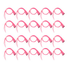 Extension per capelli in fibra sintetica, facili da usare, 20 pezzi di extension con clip multicolore per donne, fissate saldamente con clip in