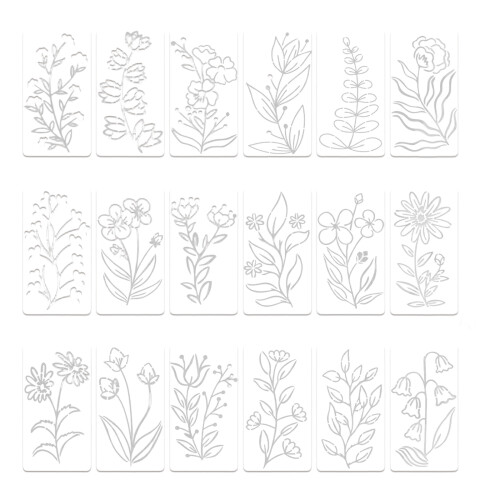 Reusable Artistic Template Craft Tool With Quality PET Materials