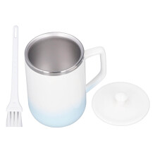 Stainless Steel Coffee Tea Cup For Hot Cold Beverages Rustproof Stainless Steel Cup With Handle And Lid Reusable Mug For Home Travel Double Wall Vacuu