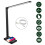 Adjustable Led Desk Lamp With Eye-Protection, 5 Color Modes And Memory Function, Sturdy Base For Reliable Computer Lighting 1