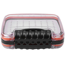 Boîte de pêche à la mouche légère, étui de rangement étanche double face en plastique PP transparent, petite boîte à leurres pour la pêche