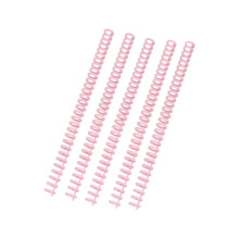 5Pcs 30 Rings Binder Spine Binding Comb Binding Coil for-Pink