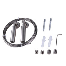 Wall Mount Curtain Wire Rod Set, Stainless Steel Wire Rope 5 m, Rope Tension Set